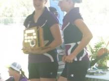 Winners - Fassifern. Meg Kelleher (C) & Brianna Parker (VC)